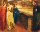 Dante incontra Beatrice e le sue compagne sul ponte. Il saluto di Beatrice parafrasi: un momento di pura grazia.