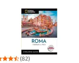 Guida National Geographic "Roma: Itinerari a Piedi". La copertina mostra la fontana della Barcaccia e Piazza di Spagna, perfetta per esplorare per le strade di Roma.